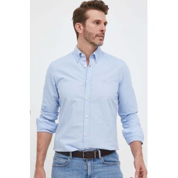 BOSS cămașă din bumbac ORANGE bărbați, cu guler italian, regular 50489341 de firma originala
