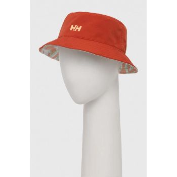 Helly Hansen pălărie cu două fețe culoarea portocaliu de firma originala