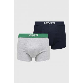 Levi's boxeri 2-pack barbati, culoarea gri