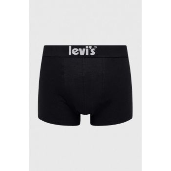 Levi's boxeri 2-pack barbati, culoarea negru