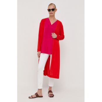 Max Mara Leisure cardigan femei, culoarea portocaliu, light