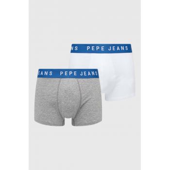 Pepe Jeans boxeri 2-pack barbati, culoarea gri