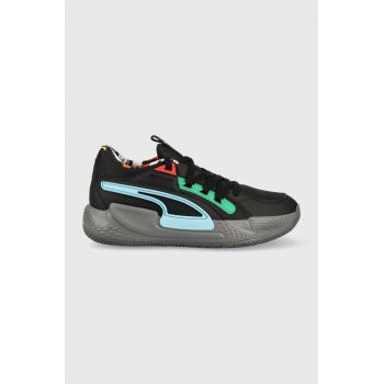 Puma pantofi de antrenament Court Rider Chaos Block Party culoarea negru