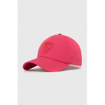 Rossignol șapcă de baseball din bumbac culoarea roz, cu imprimeu de firma originala