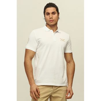 Tricou polo de pique de bumbac New Salda