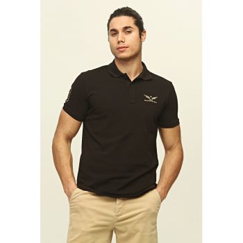 Tricou polo de pique de bumbac New Salda