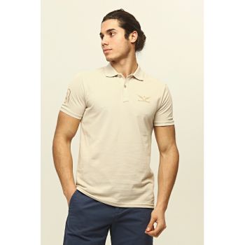 Tricou polo de pique de bumbac New Salda