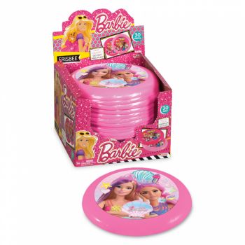 Disc zburator Frisbee Barbie Roz de firma originala
