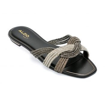 Papuci ALDO negre, NAIRA001, din material textil