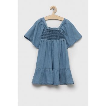 Pepe Jeans rochie din denim pentru copii Bay mini, evazati ieftina