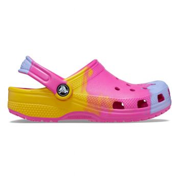 Saboti Crocs Classic Ombre Clog Kids Roz - Juice/Multi ieftini