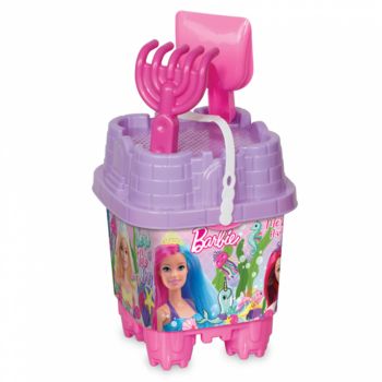 Set de joaca pentru nisip cu galetusa mare si accesorii Big Castle Barbie