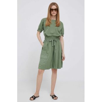 Deha bluza femei, culoarea verde, neted de firma originala