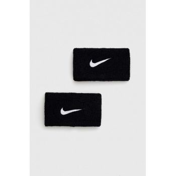 Nike brățări 2-pack culoarea negru