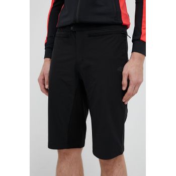 4F pantaloni scurți de ciclism culoarea negru