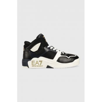 EA7 Emporio Armani sneakers culoarea negru, X8Z039 XK331 S493