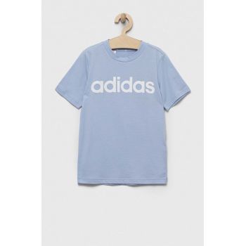 adidas tricou de bumbac pentru copii U LIN cu imprimeu