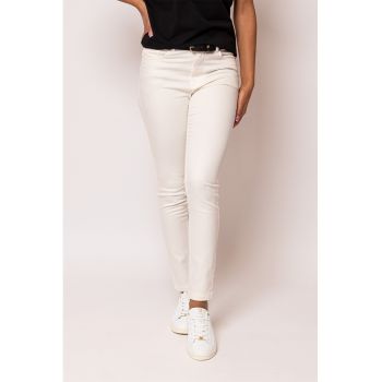 Pantaloni skinny cu talie medie Fatima