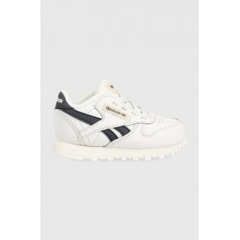 Reebok Classic sneakers pentru copii CL LTHR culoarea alb ieftini