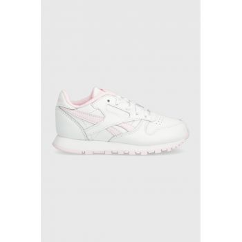 Reebok Classic teniși din piele copii CLASSIC LEATHER culoarea alb de firma originali