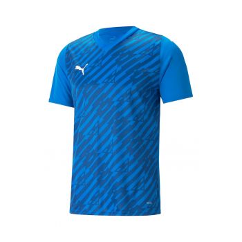 Tricou slim fit cu model pentru fotbal