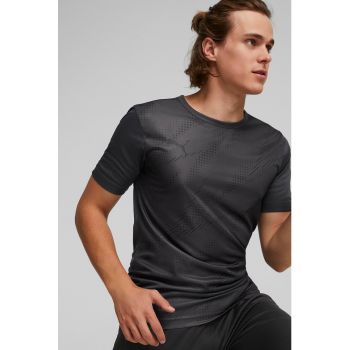 Tricou slim fit pentru fotbal Individual Rise