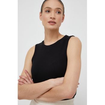 Dkny top femei, culoarea negru