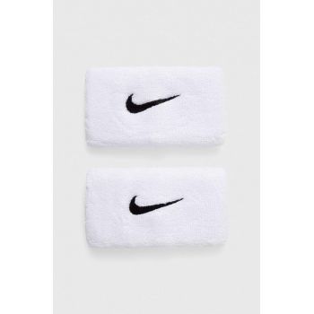 Nike brățări 2-pack culoarea alb de firma original
