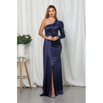 Rochie Regal Bleumarin