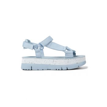 Sandale flatform cu inchidere velcro