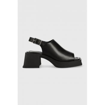 Vagabond Shoemakers sandale de piele HENNIE culoarea negru, 5537.101.20 de firma originale