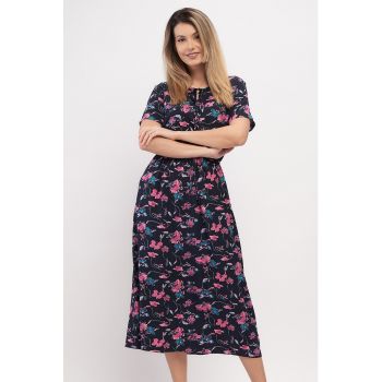 Rochie midi cu imprimeu floral