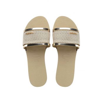 Havaianas papuci YOU TRANCOSO PREMIUM femei, culoarea bej 4146063.0154