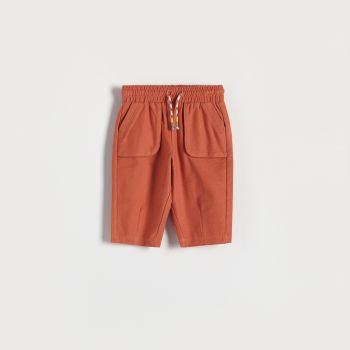 Reserved - Pantaloni de trening cu buzunare - Maro