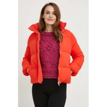 Answear Lab geaca femei, culoarea portocaliu, de iarna de firma originala