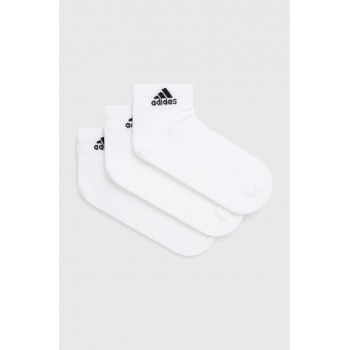 adidas Performance șosete 3-pack culoarea alb HT3468