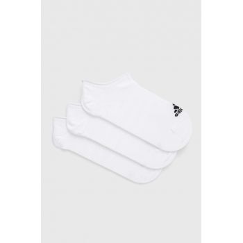 adidas Performance șosete 3-pack culoarea alb HT3463