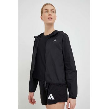 Adidas Performance windbreaker Run It culoarea negru, de tranzitie