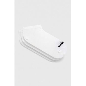 adidas șosete 3-pack Essentials culoarea alb HT3447