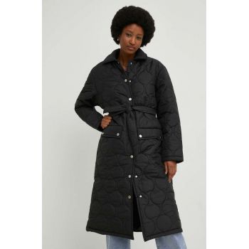 Answear Lab geaca femei, culoarea negru, de iarna, oversize de firma originala