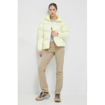 Columbia geacă Puffect Jacket femei, culoarea galben, de iarnă 1864781