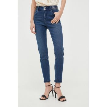 Morgan jeansi femei, culoarea albastru marin ieftini