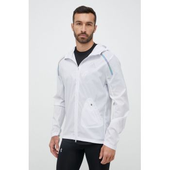 adidas Performance windbreaker Marathon culoarea violet, de tranzitie de firma originala