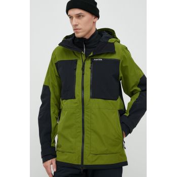 Burton geaca Frostner culoarea verde