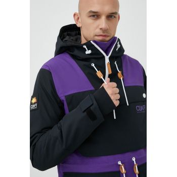 Colourwear geaca de snowboard Essential culoarea violet de firma originala