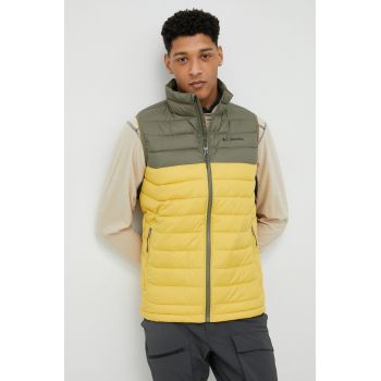 Columbia vestă barbati, culoarea galben, de tranzitie 1748031-664