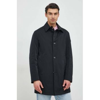 Joop! palton barbati, culoarea negru, de tranzitie