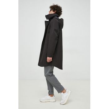Michael Kors palton barbati, culoarea negru, de tranzitie