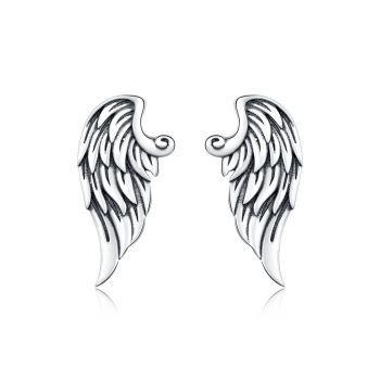 Cercei din argint Retro Wings