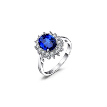 Inel din argint Kate's Elegant Sapphire